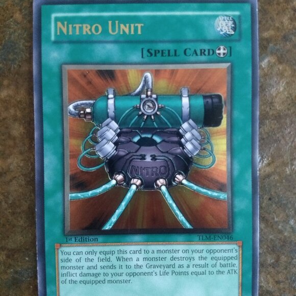Yu-Gi-Oh YuGiOh Nitro Unit (TLM-EN046), Ultimate Rare, 1st Ed., LP - Picture 2 of 4